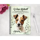 Személyre szabható - Jack Russell terrier portré mintás A6-os füzet