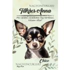 Személyre szabható - Fekete Csivava portré mintás füzet