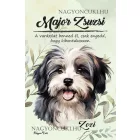 Személyre szabható - Szürke Havanese portré mintás A6-os füzet
