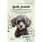 Személyre szabható - Kis szürke uszkár portré mintás A6-os füzet