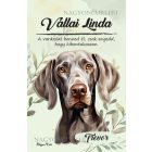 Személyre szabható - Weimari vizsla portré mintás A6-os füzet