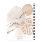 Személyre szabható - Kakaós süni mintás A6-os füzet