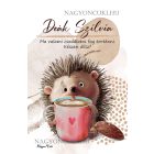 Személyre szabható - Kakaós süni mintás A6-os füzet