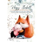 Személyre szabható - Nyuszi és Róka mintás A6-os füzet