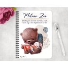 Személyre szabható - Maci és Nyuszi mintás A6-os füzet