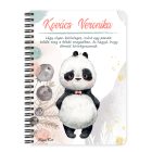 Személyre szabható - Édes kis Panda mintás A6-os füzet