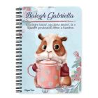 Személyre szabható - Kakaós tengerimalac mintás A6-os füzet