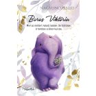 Személyre szabható - Tündéri lila elefánt mintás A6-os füzet