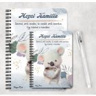 Személyre szabható - Kakaós Koala mintás A6-os füzet