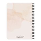 Személyre szabható - Ölelő pipacs tündérlány és a hold mintás A6-os füzet