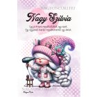 Személyre szabható -  Fodrász manólány hajszárítóval mintás A6-os füzet