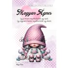 Személyre szabható - Pöttyös sapkás fodrász manólány mintás A6-os füzet