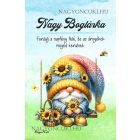 Személyre szabható - Hintázó napraforgós manó mintás A6-os füzet