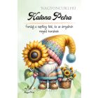 Személyre szabható - Cuki kukucs napraforgós manó mintás A6-os füzet