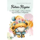 Személyre szabható - Kerékpáros napraforgós manó mintás A6-os füzet