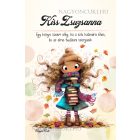 Személyre szabható - Cuki őszi Könyvmoly lány mintás A6-os füzet