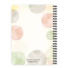 Személyre szabható - Kávé és könyvek őszi Könyvmoly lány mintás A6-os füzet