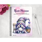 Személyre szabható - Édes Áfonyás manó mintás A6-os füzet