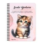 Személyre szabható - Cuki tarka cicus mintás A6-os füzet