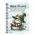 Személyre szabható - Horgász manó és egy korsó sör mintás A6-os füzet