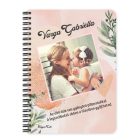 Saját fotós személyre szabható - Kedves szivecskés mintás füzet