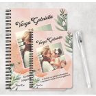 Saját fotós személyre szabható - Kedves szivecskés mintás füzet