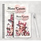 Személyre szabható - Szépséges Körmös manólány mintás A6-os füzet