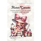 Személyre szabható - Szépséges Körmös manólány mintás A6-os füzet