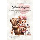 Személyre szabható - Aranyos Körmös manólány mintás A6-os füzet