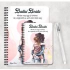 Személyre szabható - Anya és Lánya mintás A6-os füzet