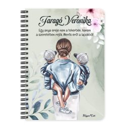 Személyre szabható - Anya és Kicsi Fiai mintás füzet