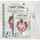 Személyre szabható - Anya és a Lánykái mintás A6-os füzet