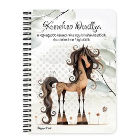   Személyre szabható - Különleges furi lovas mintás füzet