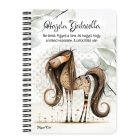 Személyre szabható - Kedves furi lovas mintás A6-os füzet