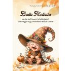 Személyre szabható - Kacagó őszi manó lány mintás A6-os füzet