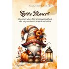 Személyre szabható - Cuki őszi manó mintás A6-os füzet