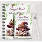 Személyre szabható - Egy pohár bor és a borász manó lány mintás A6-os füzet