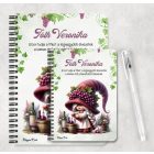 Személyre szabható - A legjobb borász manólány mintás A6-os füzet