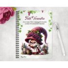 Személyre szabható - A legjobb borász manólány mintás A6-os füzet