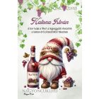 Személyre szabható - A legjobb borász manó és a vörös bor mintás A6-os füzet