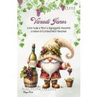 Személyre szabható - A legjobb borász manó és a fehér bor mintás A6-os füzet