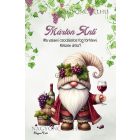 Személyre szabható - A legjobb borász manó mintás A6-os füzet