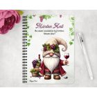 Személyre szabható - A legjobb borász manó mintás A6-os füzet