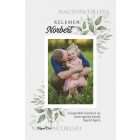 Saját fotós személyre szabható - Gyönyörű levelek mintás füzet