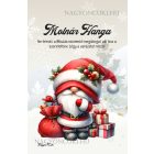 Személyre szabható - Cuki karácsonyi manó mintás A6-os füzet