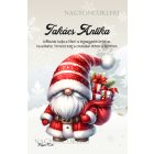 Személyre szabható - Puttonyos karácsonyi manó mintás A6-os füzet