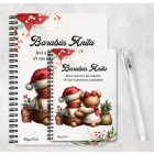 Személyre szabható - Karácsonyi Teddy maci - együtt (kantáros) mintás A6-os füzet