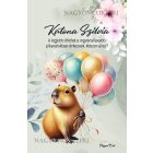 Személyre szabható - Cuki lufis capybara mintás A6-os füzet