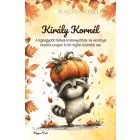 Személyre szabható - Cuki őszi mosómedve és a tök mintás A6-os füzet