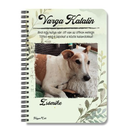 Saját fotós személyre szabható - Kedvenced mintás füzet